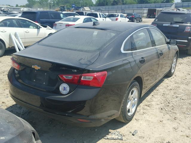 1G1ZB5ST4GF204421 - 2016 CHEVROLET MALIBU LS Қара фото 4