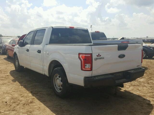 1FTEW1CF4FFA42252 - 2015 FORD F150 SUPER WHITE photo 3