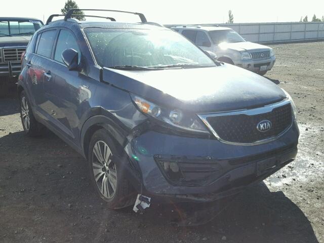 KNDPCCAC9G7826329 - 2016 KIA SPORTAGE E BLUE photo 1