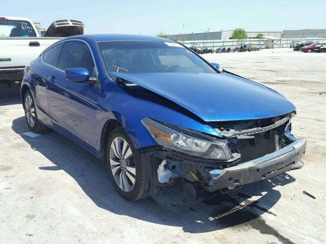 1HGCS12358A029375 - 2008 HONDA ACCORD LX- BLUE photo 1