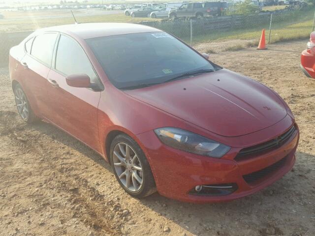 1C3CDFBA4DD345836 - 2013 DODGE DART RED photo 1