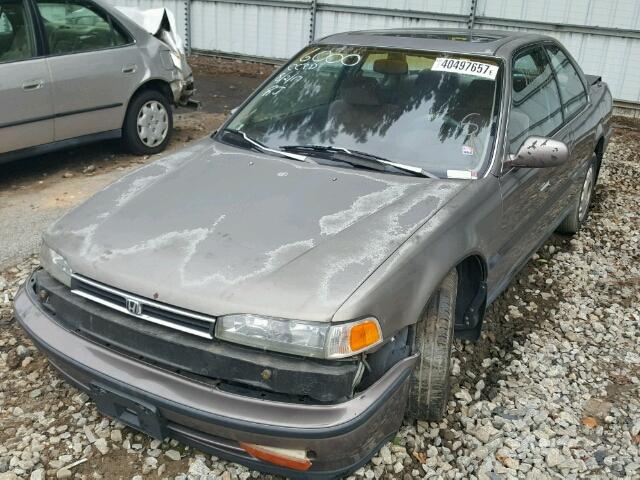 1HGCB7277NA056000 - 1992 HONDA ACCORD EX TAN photo 2