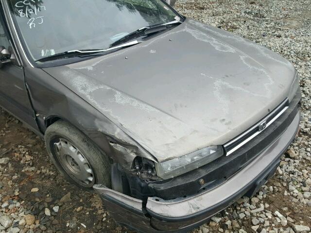 1HGCB7277NA056000 - 1992 HONDA ACCORD EX TAN photo 9