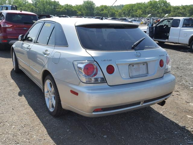 JTHED192320043396 - 2002 LEXUS IS300 SILVER photo 3