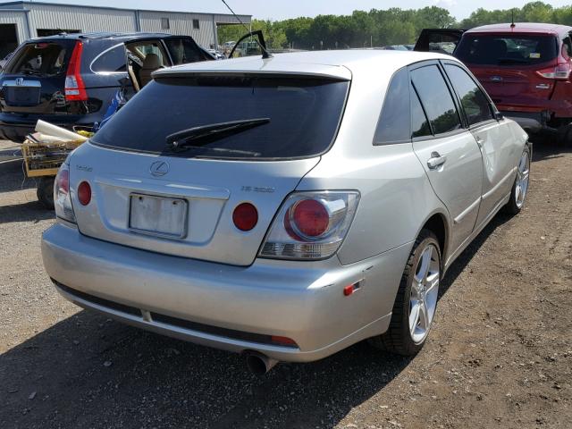 JTHED192320043396 - 2002 LEXUS IS300 SILVER photo 4