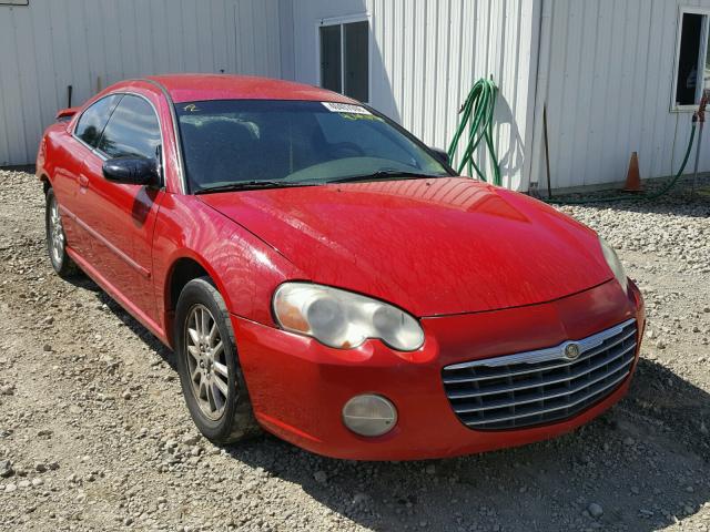 4C3AG42G15E021678 - 2005 CHRYSLER SEBRING RED photo 1