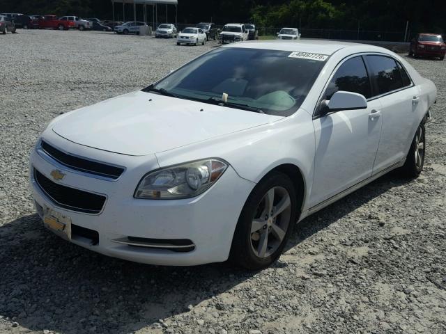 1G1ZC5EU5BF243139 - 2011 CHEVROLET MALIBU 1LT WHITE photo 2