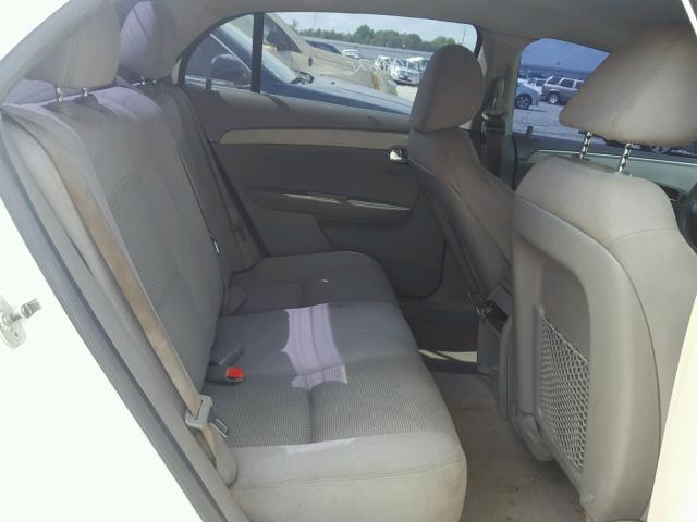 1G1ZC5EU5BF243139 - 2011 CHEVROLET MALIBU 1LT WHITE photo 6