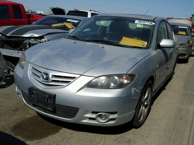 JM1BK323361540506 - 2006 MAZDA 3 S SILVER photo 2