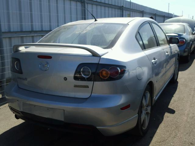 JM1BK323361540506 - 2006 MAZDA 3 S SILVER photo 4