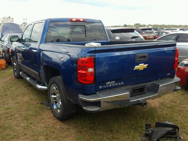 3GCPCSEC4FG217026 - 2015 CHEVROLET SILVERADO BLUE photo 3