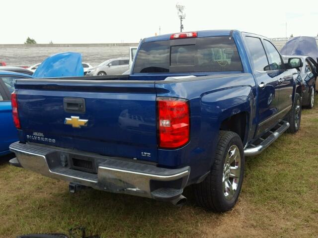 3GCPCSEC4FG217026 - 2015 CHEVROLET SILVERADO BLUE photo 4