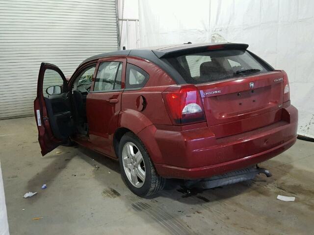 1B3HB48A49D136298 - 2009 DODGE CALIBER SX RED photo 3