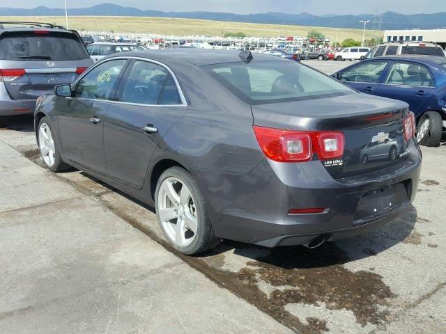 1G11J5SX8DF257007 - 2013 CHEVROLET MALIBU LTZ 灰色 照片 3
