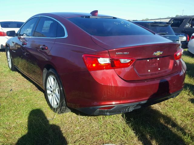 1G1ZJ5SUXGF308763 - 2016 CHEVROLET MALIBU MAROON photo 3