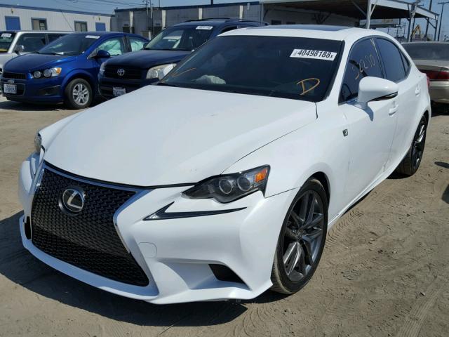 JTHBE1D28E5009324 - 2014 LEXUS IS 350 WHITE photo 2