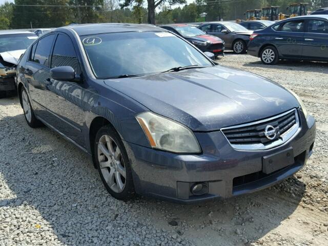 1N4BA41E87C838170 - 2007 NISSAN MAXIMA SE GRAY photo 1