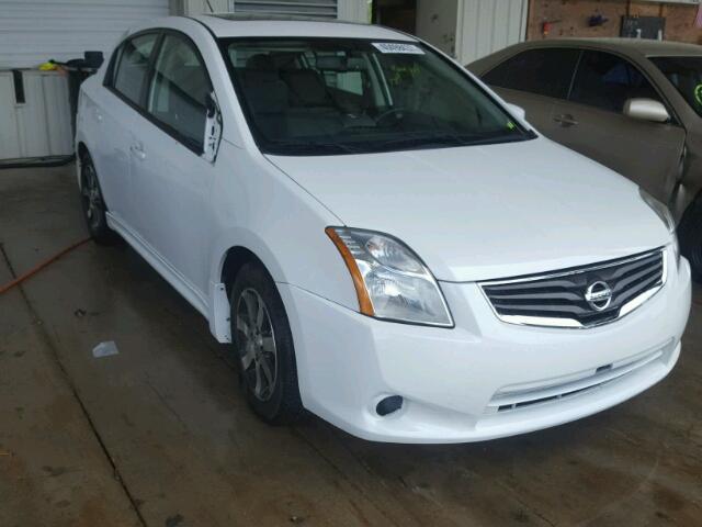 3N1AB6AP4CL613861 - 2012 NISSAN SENTRA 2.0 WHITE photo 1