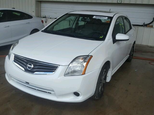 3N1AB6AP4CL613861 - 2012 NISSAN SENTRA 2.0 WHITE photo 2