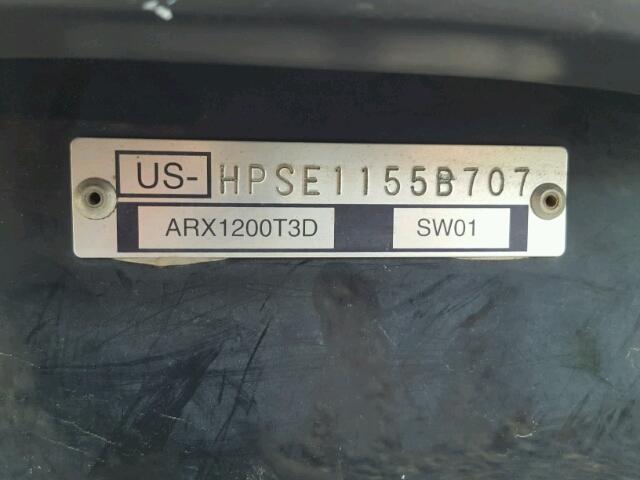 HPSE1155B707 - 2007 HONDA JET SKI WHITE photo 10