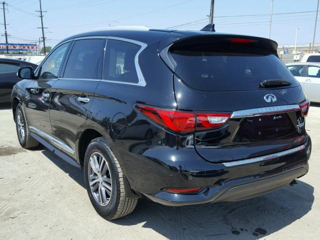 5N1DL0MN2JC511560 - 2018 INFINITI QX60 BLACK photo 3