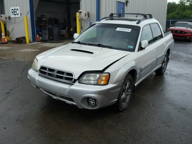 4S4BT63C455101363 - 2005 SUBARU BAJA TURBO WHITE photo 2