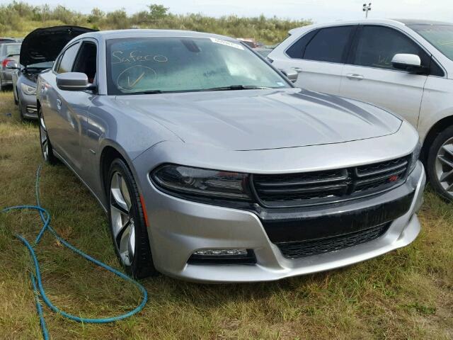 2C3CDXCTXGH205089 - 2016 DODGE CHARGER SILVER photo 1