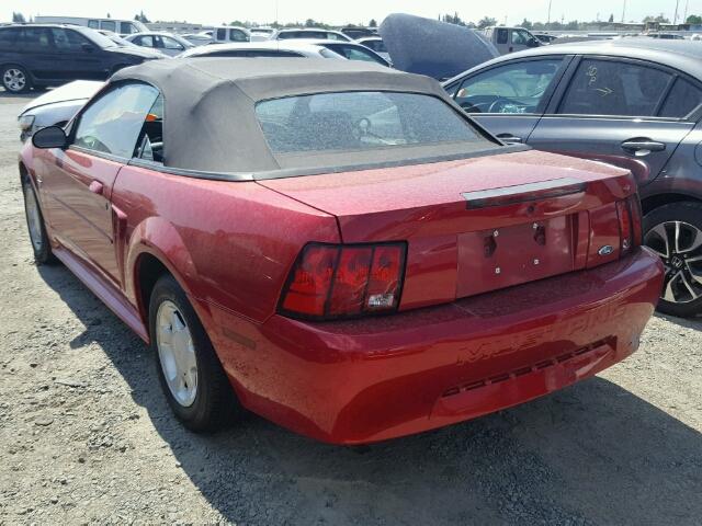 1FAFP4445XF204879 - 1999 FORD MUSTANG RED photo 3