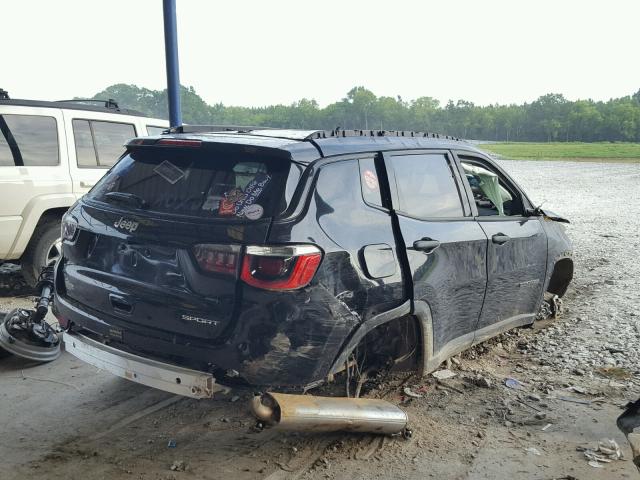 3C4NJCAB7JT124288 - 2018 JEEP COMPASS SP BLACK photo 4