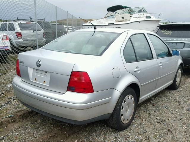 3VWSK29M81M075660 - 2001 VOLKSWAGEN JETTA SILVER photo 4