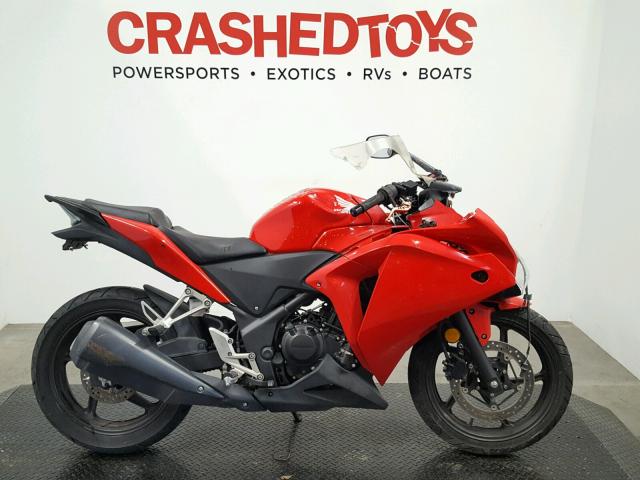 MLHMC4106D5300159 - 2013 HONDA CBR250 R RED photo 1