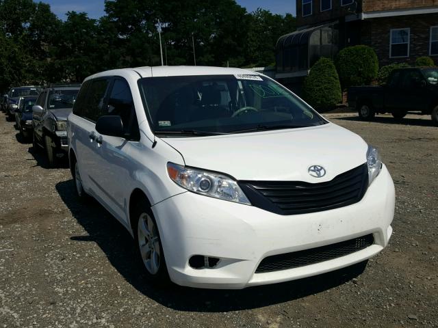 5TDZK3DC2ES483650 - 2014 TOYOTA SIENNA BAS WHITE photo 1