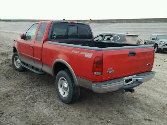 1FTRX18L21NA08533 - 2001 FORD F150 RED photo 3