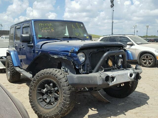 1J4BA5H13AL188264 - 2010 JEEP WRANGLER U BLUE photo 1