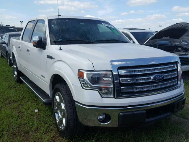 1FTFW1CT8EKE79610 - 2014 FORD F150 WHITE photo 1