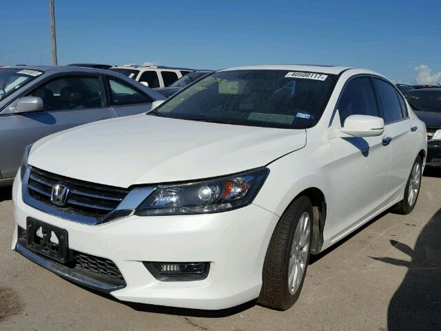 1HGCR3F80EA038896 - 2014 HONDA ACCORD EXL WHITE photo 2