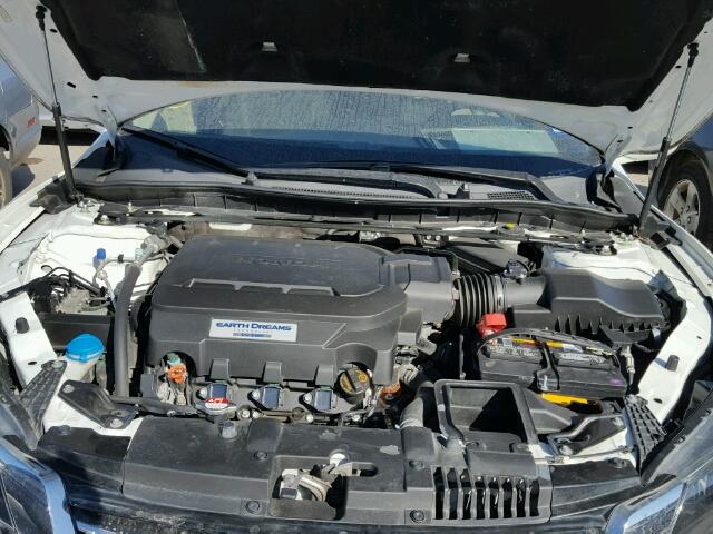 1HGCR3F80EA038896 - 2014 HONDA ACCORD EXL WHITE photo 7