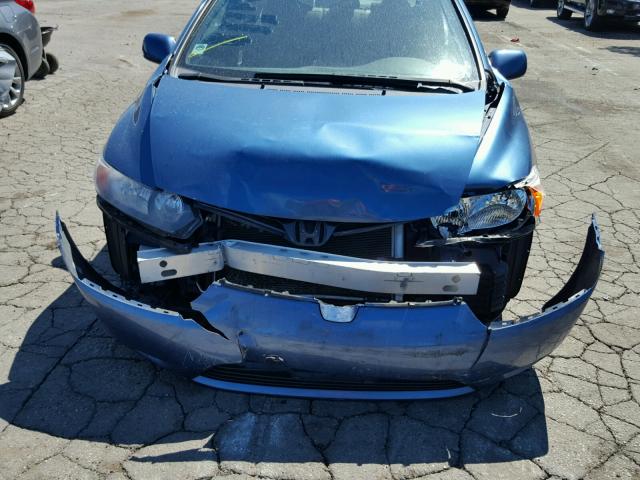 2HGFG12998H556470 - 2008 HONDA CIVIC EXL ლურჯი ფოტო 9