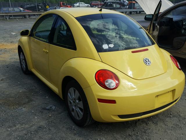 3VWPW31CX9M511861 - 2009 VOLKSWAGEN NEW BEETLE 黄色 照片 3