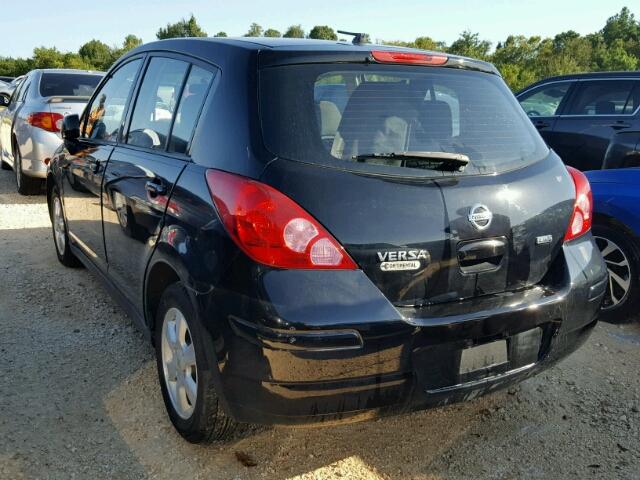 3N1BC1CP2CK800507 - 2012 NISSAN VERSA S BLACK photo 3