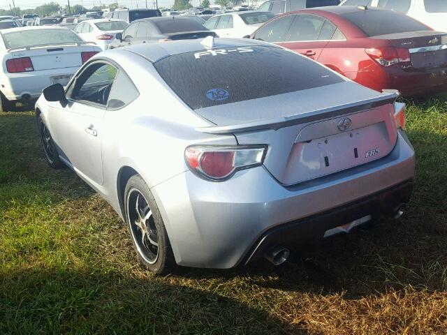 JF1ZNAA18G8702980 - 2016 TOYOTA SCION FR-S SILVER photo 3