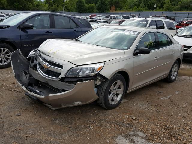 1G11B5SA6DF175155 - 2013 CHEVROLET MALIBU LS GOLD photo 2
