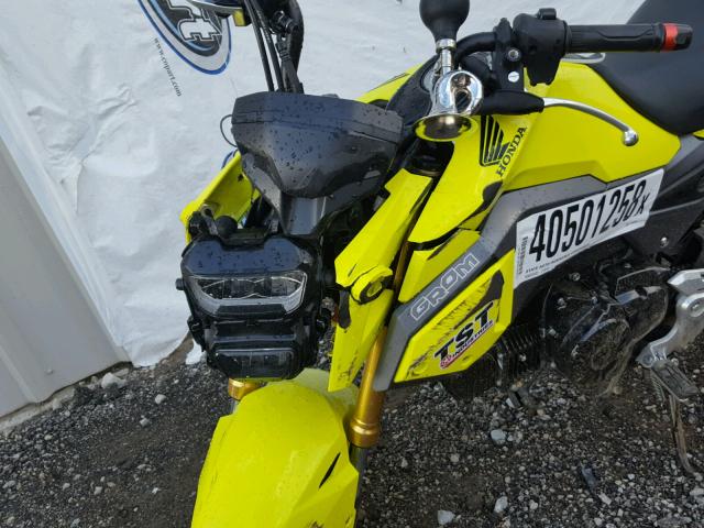 MLHJC6115H5200518 - 2017 HONDA GROM 125 YELLOW photo 9