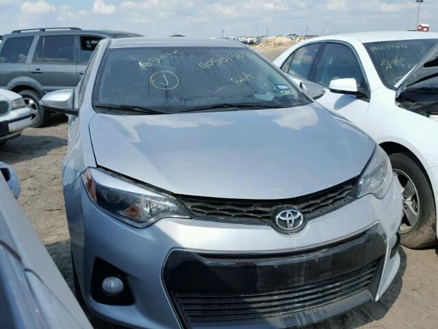 5YFBURHE2FP191646 - 2015 TOYOTA COROLLA L SILVER photo 1