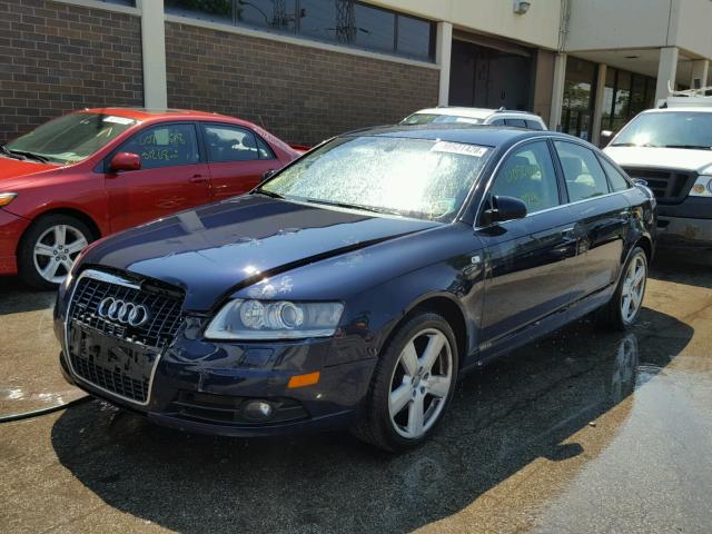 WAUDH74FX8N145480 - 2008 AUDI A6 3.2 QUA BLUE photo 2