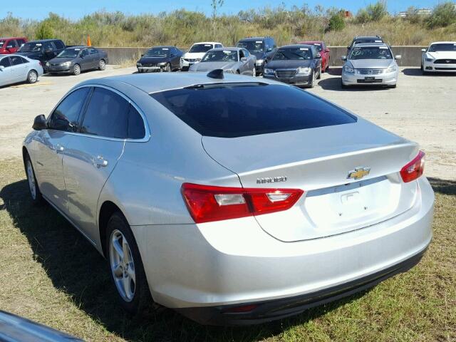 1G1ZB5ST0HF110859 - 2017 CHEVROLET MALIBU SILVER photo 3