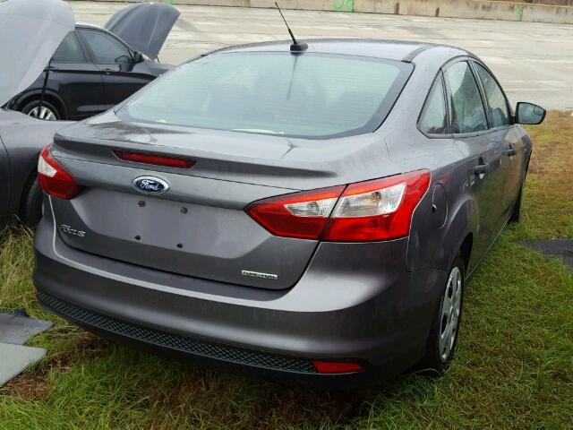 1FADP3E23DL189505 - 2013 FORD FOCUS S GRAY photo 4