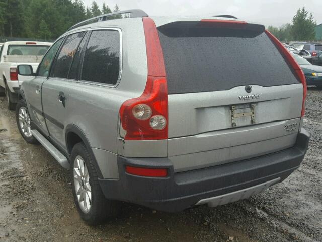 YV1CZ91H131001078 - 2003 VOLVO XC90 T6 SILVER photo 3