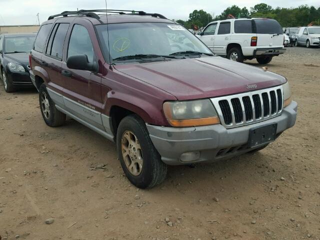 1J4GW48S4YC323692 - 2000 JEEP GRAND CHER MAROON photo 1