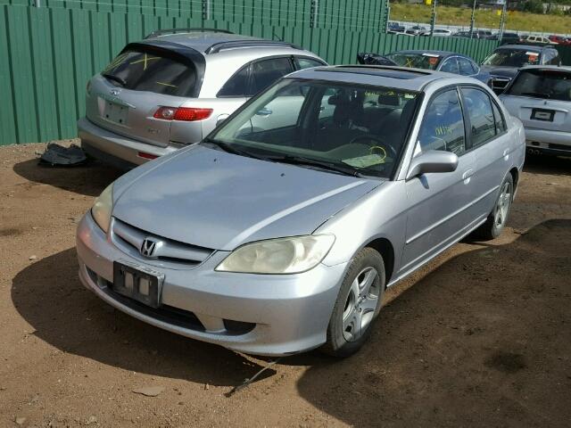 2HGES25765H510343 - 2005 HONDA CIVIC EX 银色 照片 2